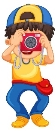 Free Vector | Boy holding camera taking picture
